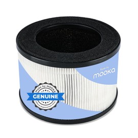 MOOKA Genuine True H13 HEPA Air Filters Replacement for M01 Purifier, Removes Dust, Smoke, Odor, Dander, Pollen, 1 Pack