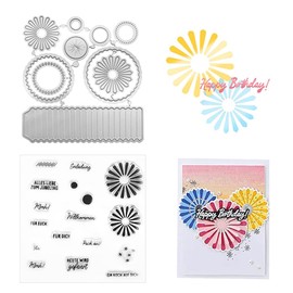 YEJAHY Stamps and punching, cutting templates, novelty punch, punch set, punching dies for DIY, birthdays, scrapbooking, art, crafts