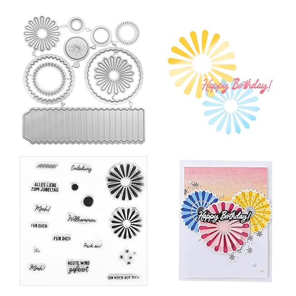 YEJAHY Stamps and punching, cutting templates, novelty punch, punch set,