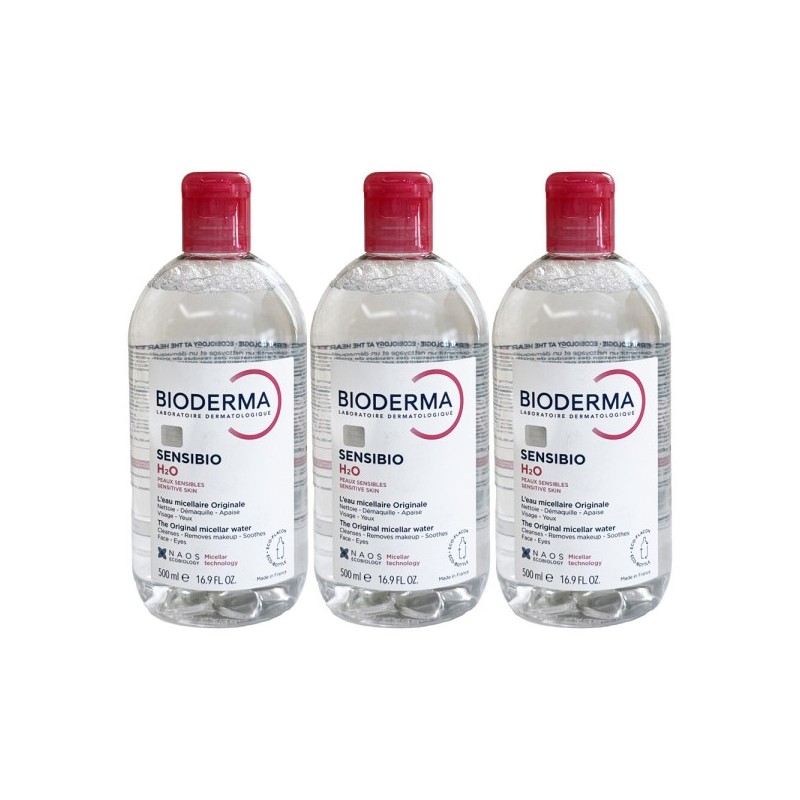 Bioderma Sensibio H2O 500ml 3-pack / Circle / 바이오더마 센시비오