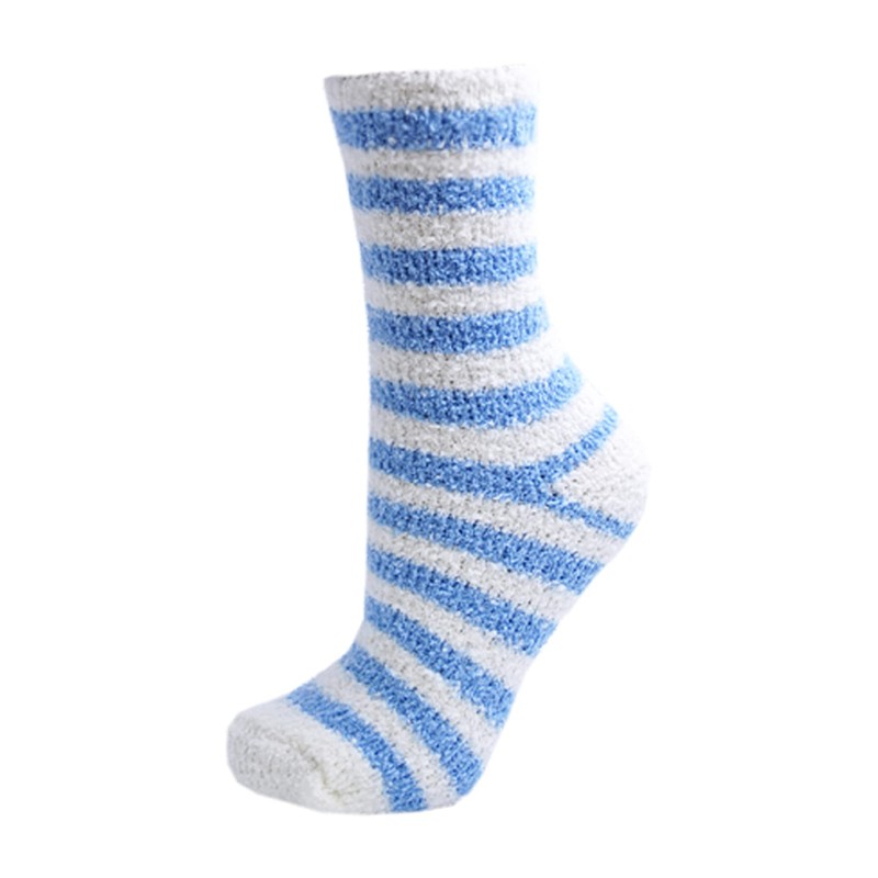 Thingimijigs 4 Pairs Ladies Striped & Spotty Patterned Soft Fluffy
