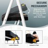 SocTone 4 Step Ladder, Folding Step Stool with Tool Platform,