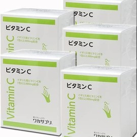 Waka Supplement Vitamin C (Made in England), 30 Packets x 5 Boxes (4582550420584-5)
