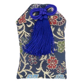 Amulet of French Bag/香合 French For Blue Height 8.5 cm X Width 6 cm