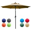 Sunnyglade 9Ft Patio Umbrella Outdoor Table Umbrella with 8 Sturdy