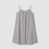 JAJU [JAJU] Women's Cotton Seersucker Sleeveless Pajama Dress_Dark Charcoal