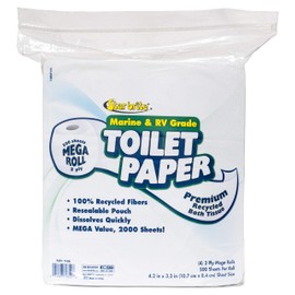 Star brite 071850 Toilet Tissue Marine/RV 2ply (500/S), 4 Pack