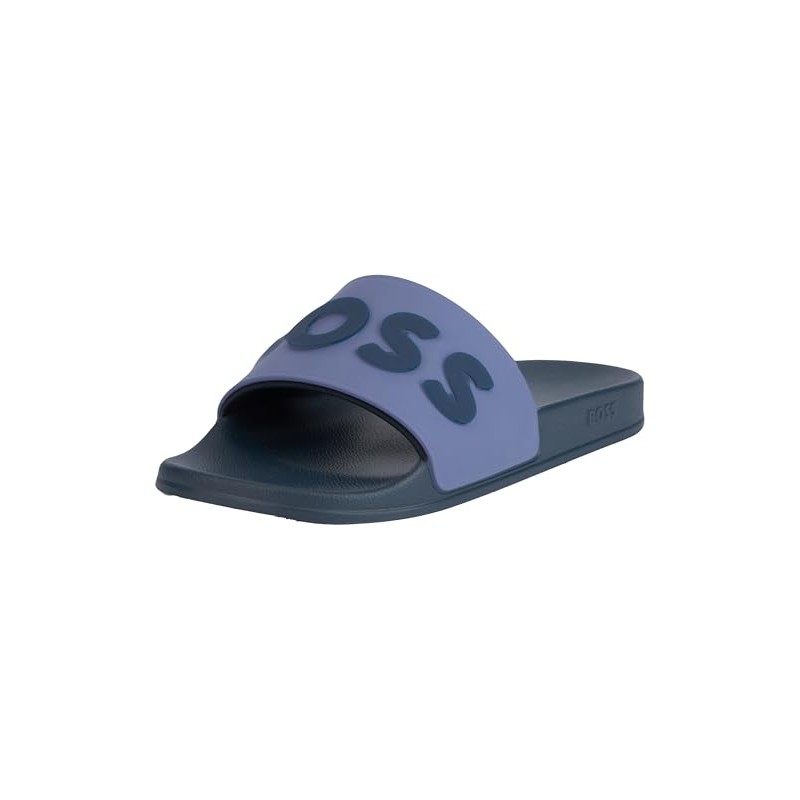 BOSS Men's Kirk rblg_N Slide, Navy, 36 EU, navy