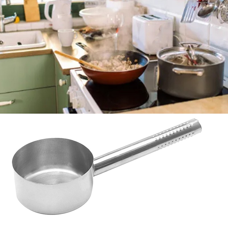Stainless Steel Milk Pan with Handle Heat Resistant Small Sauce