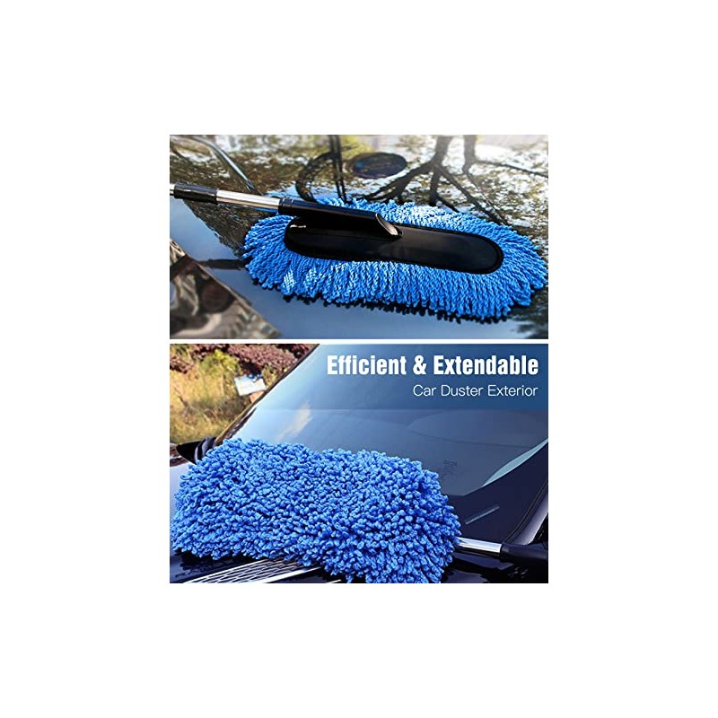 YeewayVeh Kit de plumero de coche, juego de 3 cepilloscon