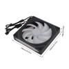 ARGB Chassis Fan 140x140x25mm Synchronized Light Quiet Heat Dissipation Cooling