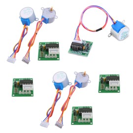 zalati 28BYJ-48 ULN2003 Set 5-Piece Kit 5V Stepper Motor with Drive Module Board for Arduino Motor