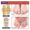 & [100 Parches Antimicóticos Para El Tratamiento De Hongos E