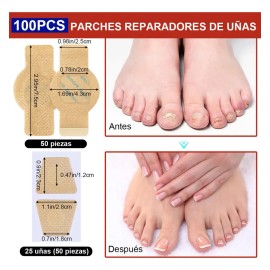 & [100 Parches Antimicóticos Para El Tratamiento De Hongos E