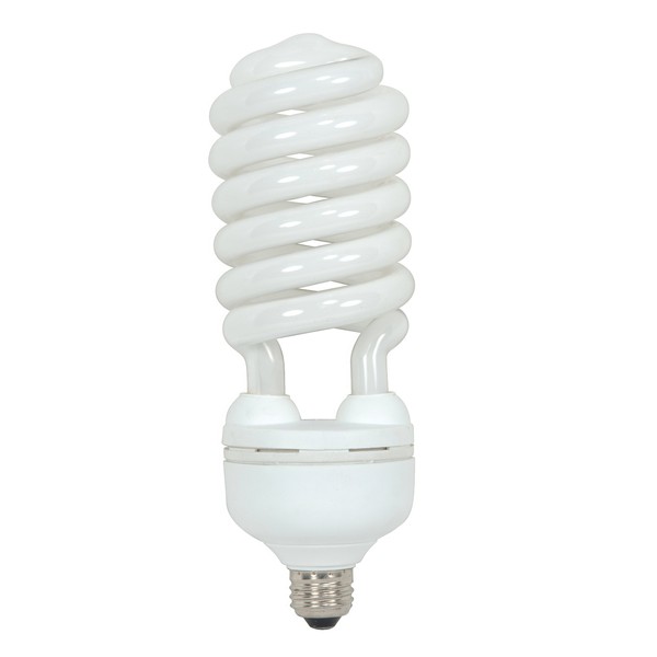Satco S7339 55 Watt (250 Watt) 3700 Lumens Hi-Pro Spiral CFL Daylight White 5000K Medium Base 120 Volt Light Bulb