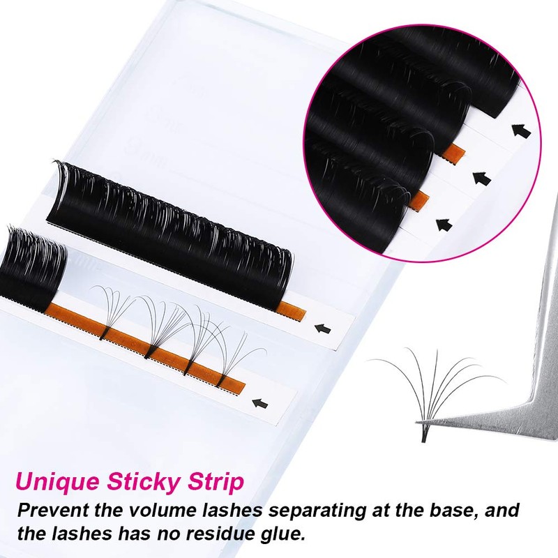 Fadlash Easy Fan Lashes C Curl 0.03 13mm Single Lashes