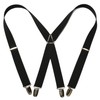 KASAJIMA Suspenders - Unisex - X Shape - Double Clip