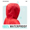 SaphiRose Lightweight Kids Rain Poncho Jacket Waterproof Outwear Rain Coat