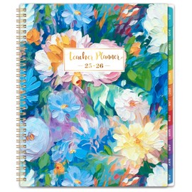 Teacher Planner 2025-2026 - Academic Planner 2025-2026, Teacher Lesson Planner from Jul. 2025 to Jun. 2026, 11" x 8.5", Weekly & Monthly Lesson Plan Book for Teachers - Floral
