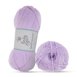 Baby Bee Light Yarn for Crocheting & Knitting – Soft Skein – 377 Yards of 60% Acrylic & 40% Polyamide Yarn for Crocheting Blankets, Hats, & More – DIY Handcrafting Accessories