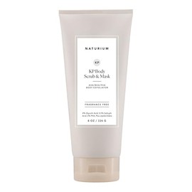 Naturium KP - Exfoliante corporal y mascarilla para queratosis pilaris, borra protuberancias, exfoliante para la ducha y la piel, 8 onzas | Dead Skin 