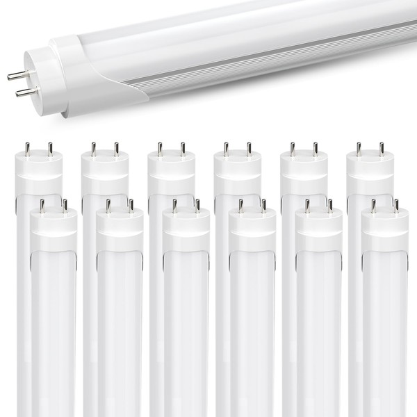 JESLED T8 4FT LED Tube Light Bulbs, 24W 6000K Cool