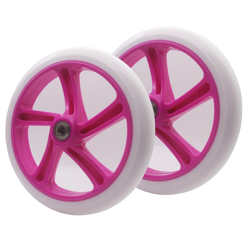 2PCS 200mm Adult Scooter Wheels with Abec 9 Bearings for