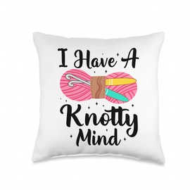 Crochet Crocheting Throw Pillow