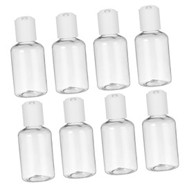 Baluue 20PCS Travel Makeup Bottles Leak Plastic Cosmetic Dispensers for Lotion Shampoo Body Wash for Vacation Camping Business Trips Random Color