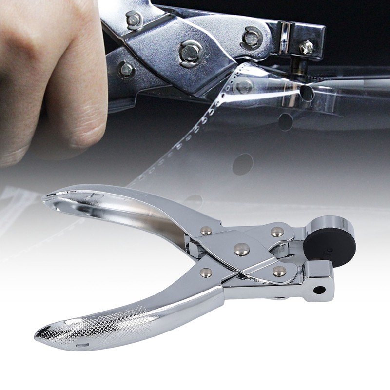 Plastic Bag Hole Puncher Zinc Alloy Handheld Single Round Hole