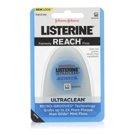 Listerine Ultraclean Mint Floss 30 Yardas (paquete De 6)