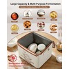 COCO BIRD Folding Bread Proofing Box with Window & Hygrometer,
