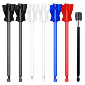 SHYSBV 6 Pcs Paint Mixer for Drill, Paint Mixer, Paint Stirrer for Drill, Mixing Paddle for Drill, Mixing Paddle, Paint Whisk for Drill, for Mixing Epoxy Resin, Paint, Pigment, Glaze