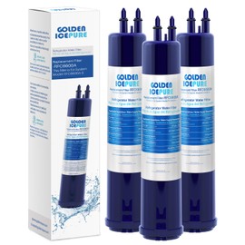 GOLDEN ICEPURE RFC6600A Compatible with 4396841 Refrigerator Water Filter, EDR3RXD1, KAD3RXD1, WHR3RXD1, 4396841, 4396710, Filter 3, 46-9083,46-9030