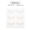 Healeved 3sets Cosplay Eyelash Makeup False Lashes Long Thick Lightweight