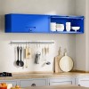 Mlezan Metal Garage Tool Wall Cabinet,Wall Mounted Metal Storage Cabinet