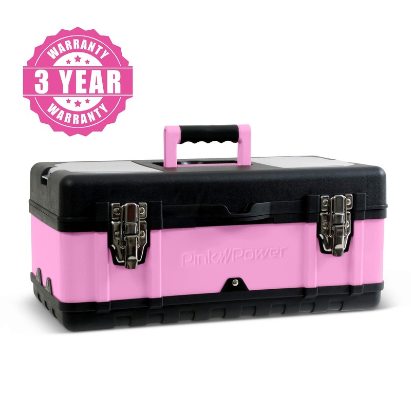 Pink Power Pink Tool Box for Women - 18" Small