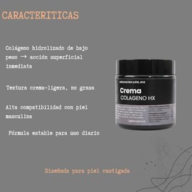 100g Crema Colgeno Hidrolizado Hidratacin profunda y Restauradora.