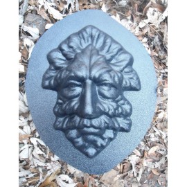 gostatue Green man face mold 10" x up to 1"  thick
