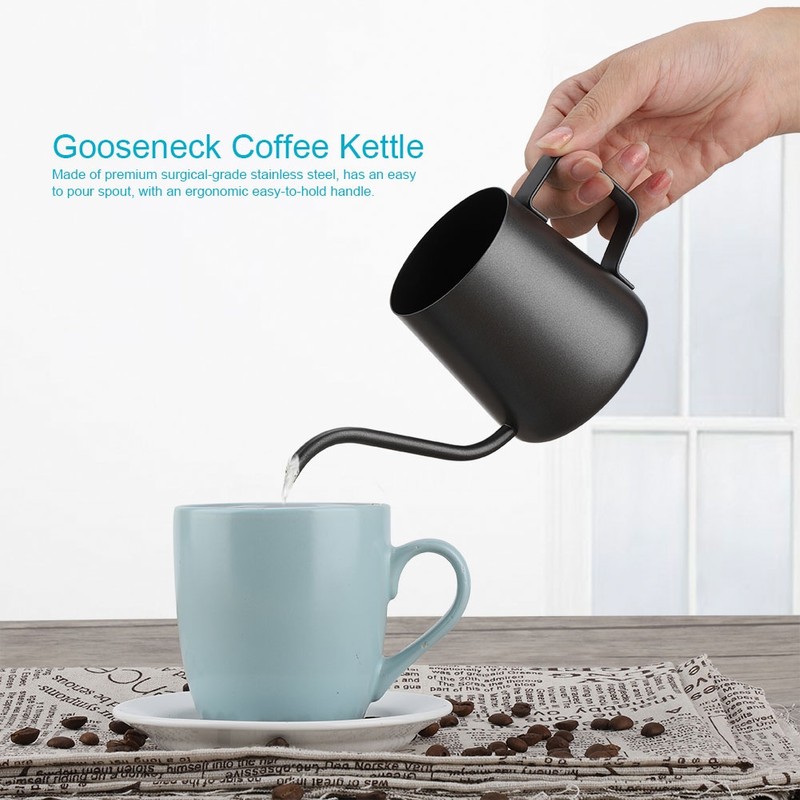 350 ml Stainless Steel Gooseneck Pour Over Drip Coffee Maker