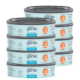 Diaper Genie Bags Refills 270 Count (Pack of 8) with Max Odor Lock | Holds Up to 2160 Newborn Diapers