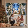 HOMETITUTE Nativity Scene Banner Holy Night Manger Decorations 71 x