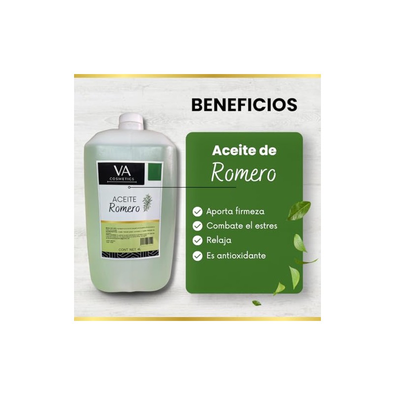 Aceite Masajes Romero Corporal Spa Profesional 4 Litros VA