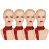J&F CO. Exquisite Makeup Mannequin Heads for Wig Earrings Display