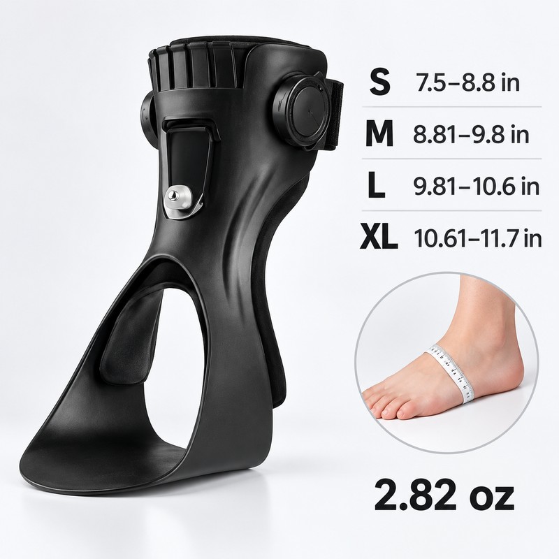 Airbag AFO Foot Drop Brace – Adjustable Ankle Support with