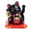 Lucky Cat Solar Powered Cute Decorative Wealth Welcoming Waving Fortune