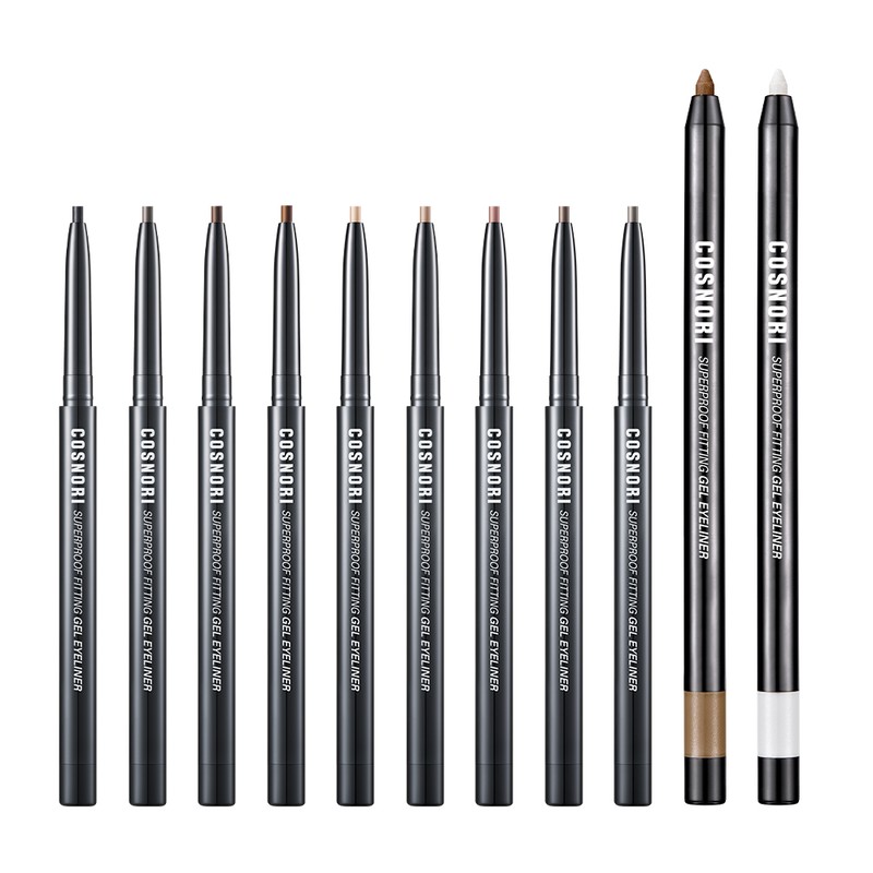 COSNORI Superproof Fitting Gel Eyeliner Pencil 0.13g - 14 Ash