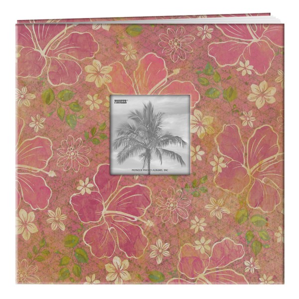 Pioneer 12x12 Tropical Frame Cover Scrapbook, Hibiscus