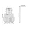 Soda Adapter with Wrench Copper Electroplating Brass CO2 Cylinder Conversion