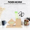 Pen Holder Alarm Clock Pen Holder Design Green Light Temperature